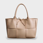Faline | Tote Bag | Women's Woven Panel with Bow Detail | Oversized