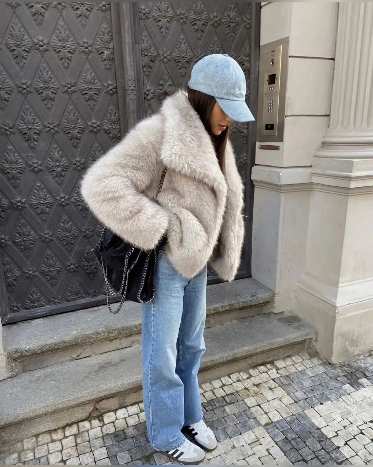 Zara | Faux Fur Jacket | Women's Fluffy Coat | Beige, Grey, Brown, Black
