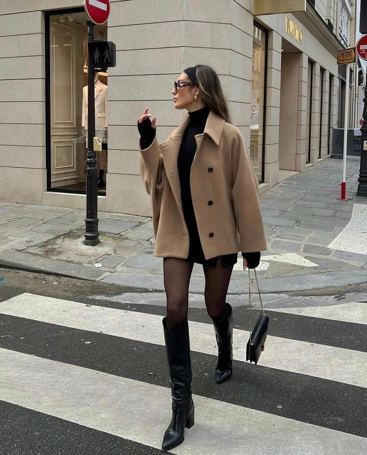 Solveig | Women's Wool Coat | Oversized, Winter | Soft & Relaxed Fit