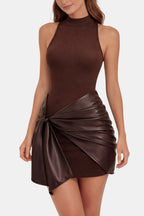 Women's Party Dress | Halter Neck, Mini | Calla