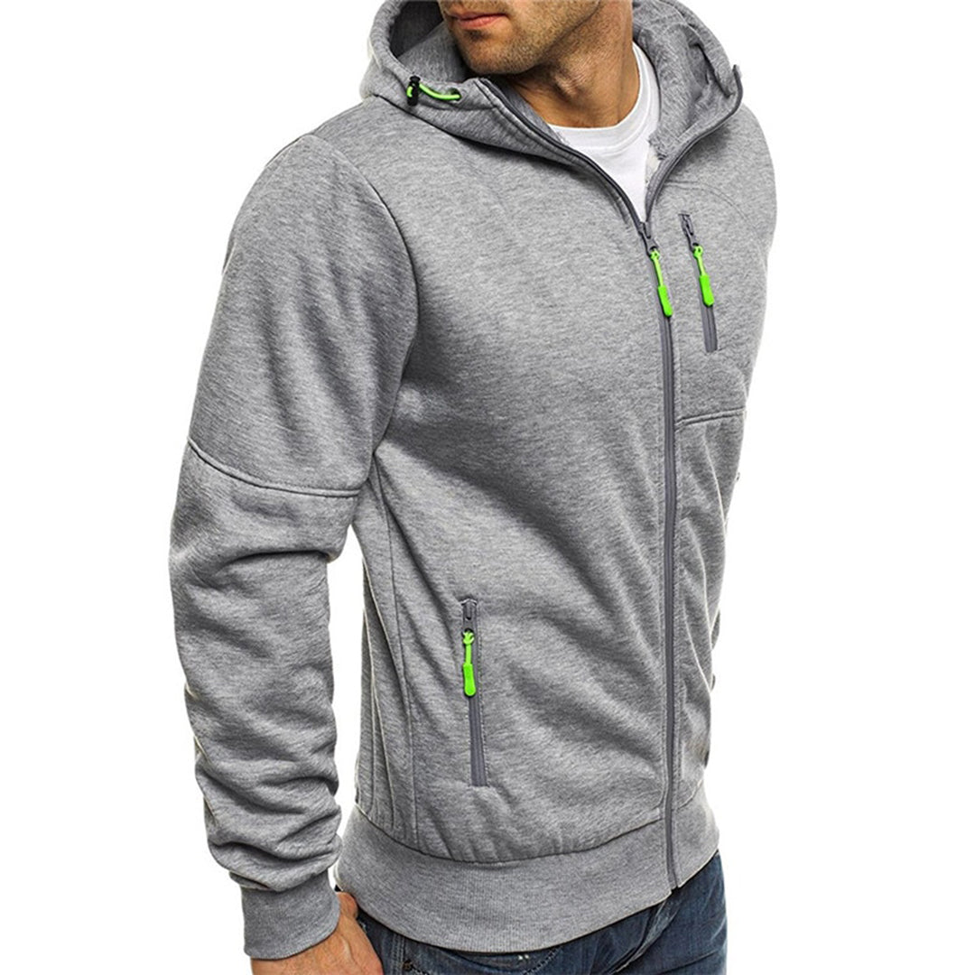 Thalia | Men's Zip-Up Hoodie | Casual, Relaxed Fit | Lightweight