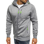 Thalia | Men's Zip-Up Hoodie | Casual, Relaxed Fit | Lightweight