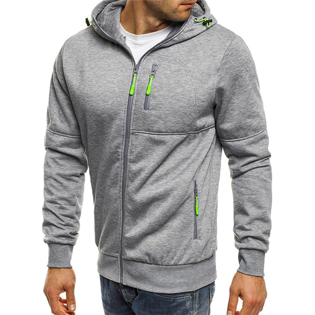 Thalia | Men's Zip-Up Hoodie | Casual, Relaxed Fit | Lightweight