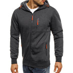 Thalia | Men's Zip-Up Hoodie | Casual, Relaxed Fit | Lightweight