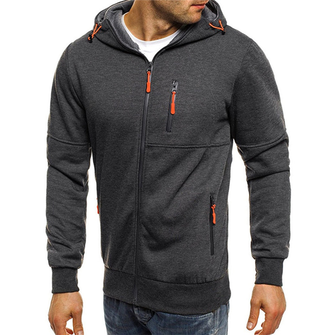 Thalia | Men's Zip-Up Hoodie | Casual, Relaxed Fit | Lightweight