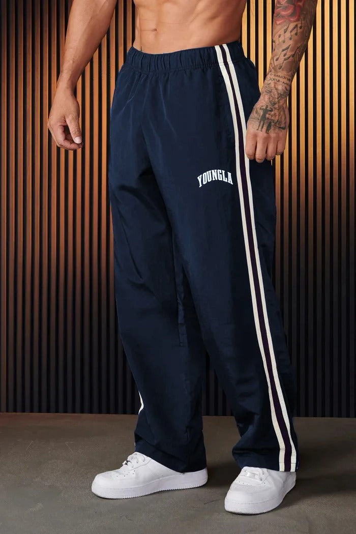 Yvaine | Men's Track Pants | Striped, Elastic Waist | Athletic Fit