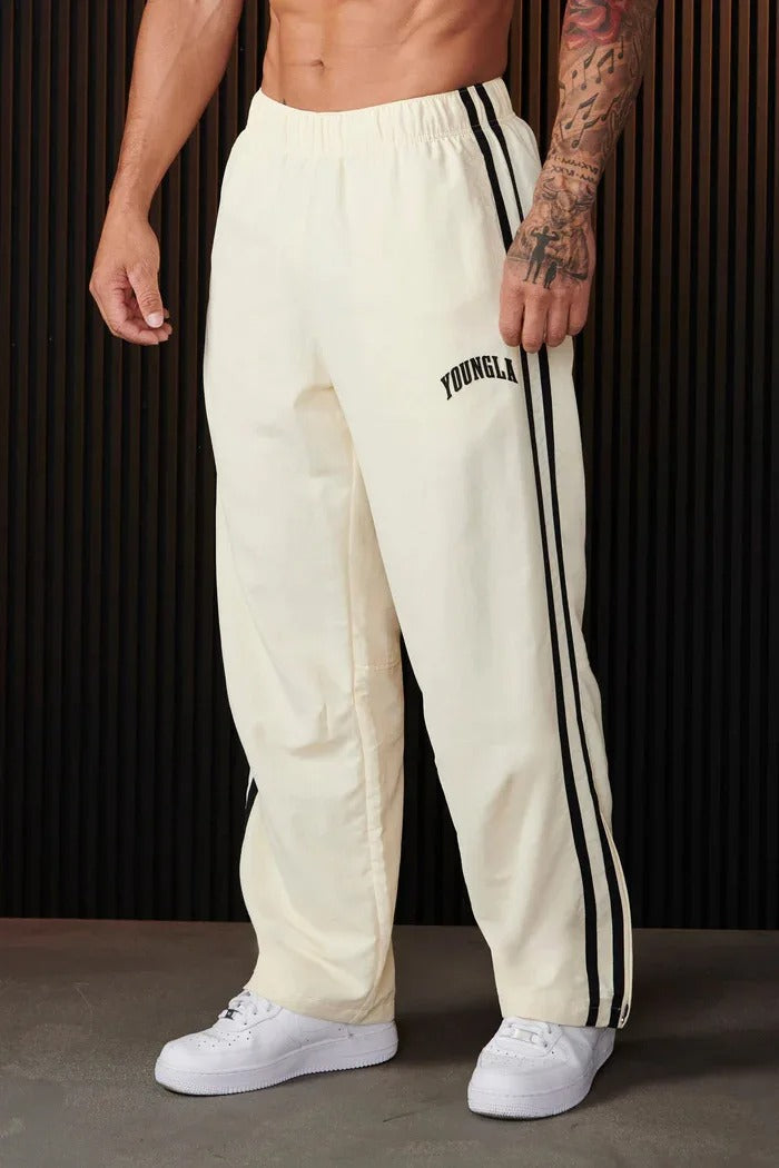 Yvaine | Men's Track Pants | Striped, Elastic Waist | Athletic Fit