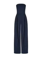 Solene | Women's Jumpsuit | Strapless, Wide Leg | Summer, Elegant