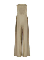 Solene | Women's Jumpsuit | Strapless, Wide Leg | Summer, Elegant
