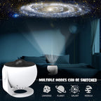 Nora | Star Projector | 360° Rotating Galaxy Night Light | 12 Effects, Timer
