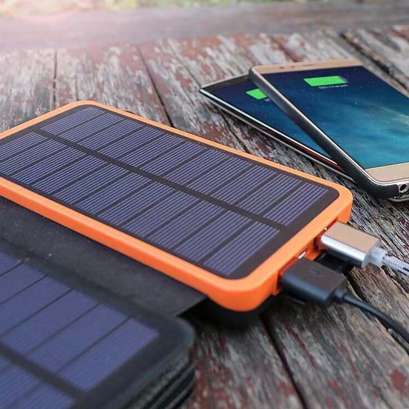 Cosima | Solar Power Bank 25000mAh | 4 Panels, Fast Charge, 3 USB Outputs