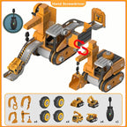 Ottoline | Construction Vehicle Toy Set | Kids STEM, Screwdriver Included | Ages 3+