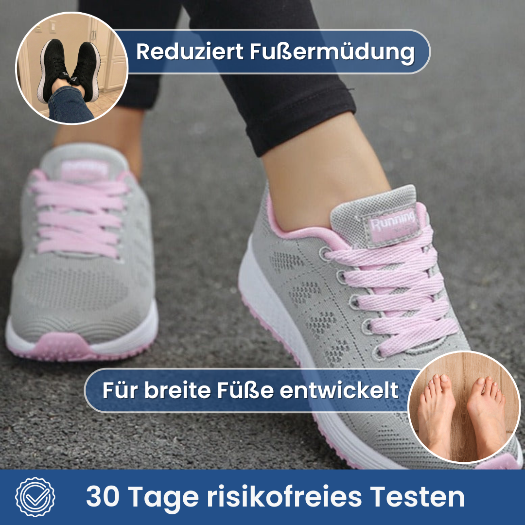 Orthopedic Shoes Women Sneakers Cushioned Rocker Sole Stretch Upper
