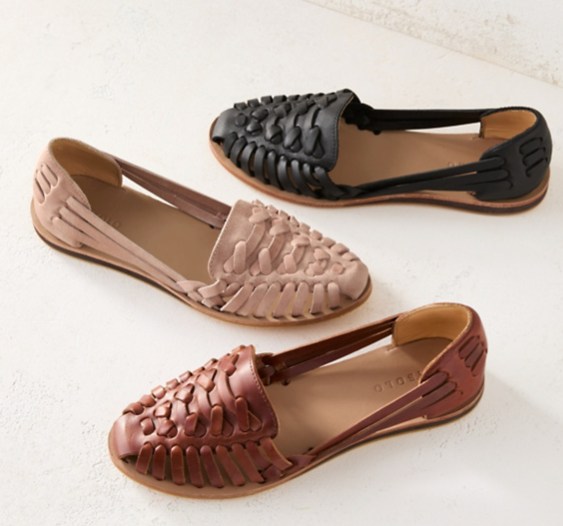 Linnea | Women's Flat Woven Sandals | Slip-On, Summer