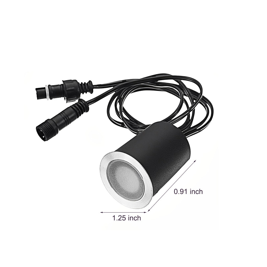 Faye | LED Recessed Deck Stair Lights | 16-Piece Outdoor Set | IP67, Warm & Neutral White