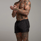 Mens Swim Shorts Quick Dry Short Length Zip Pockets Swimwear