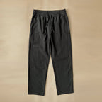 Men Woven Straight Leg Trousers Elastic Waist