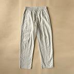 Men Woven Straight Leg Trousers Elastic Waist