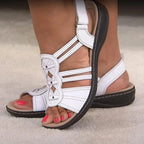 Orthopedic Sandals Women Comfortable Strappy Stable Sole Open Toe