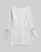 Bodycon Mini Dress Long Sleeve Sequin Sheer | Sorrel