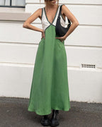 Anouk | Maxi Dress | V-Neck, Bold Contrast | Women's Casual & Evening