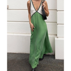 Anouk | Maxi Dress | V-Neck, Bold Contrast | Women's Casual & Evening