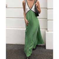 Anouk | Maxi Dress | V-Neck, Bold Contrast | Women's Casual & Evening