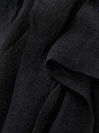 Veda | Women's Linen Jumpsuit | Sleeveless, Button-Up, Stand Collar | Loose Fit
