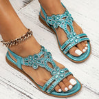 Orthopedic Sandals Women Boho Style Arch Support Open Toe Strappy
