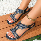 Orthopedic Sandals Women Boho Style Arch Support Open Toe Strappy