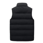 Men Quilted Vest Sleeveless Full Zip with Pockets