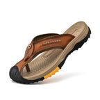 Flip Flops Men Toe Protection Lightweight Breathable Water Resistant