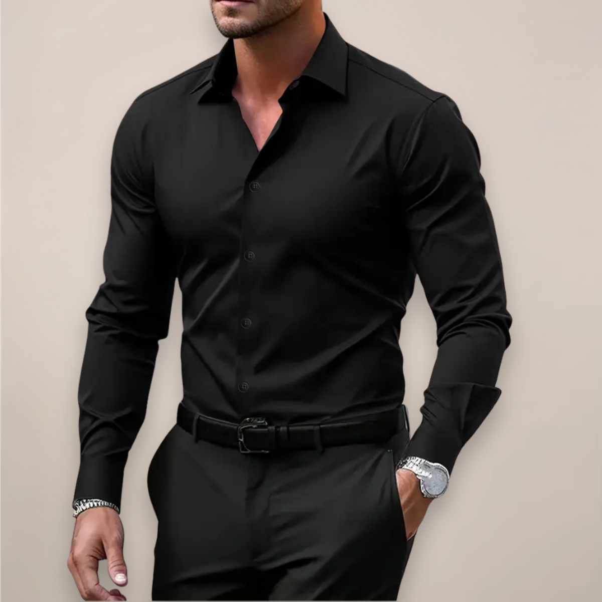 Men's Slim Fit Shirt | Spring, Casual & Office | Noor