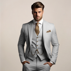 Jolie | Men's Three-Piece Suit | Spring Formal, Wedding | Jacket, Vest & Trousers