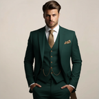 Jolie | Men's Three-Piece Suit | Spring Formal, Wedding | Jacket, Vest & Trousers