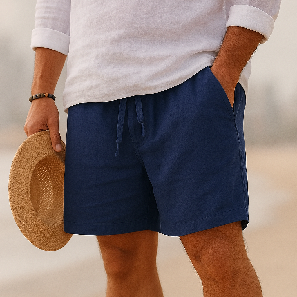 Mira | Men's Linen Cotton Shorts | Summer, Breathable | Casual Fit