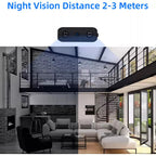 Mini Security Camera HD 1080p Night Vision Audio Motion Detection Indoor