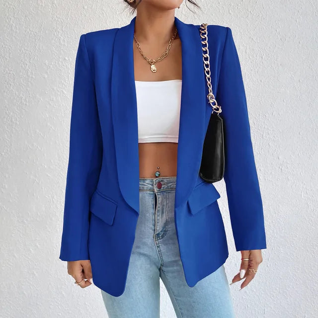 Women Blazer Single Breasted Structured