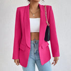 Women Blazer Single Breasted Structured