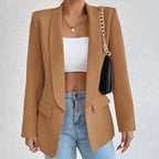 Women Blazer Single Breasted Structured