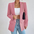 Women Blazer Single Breasted Structured