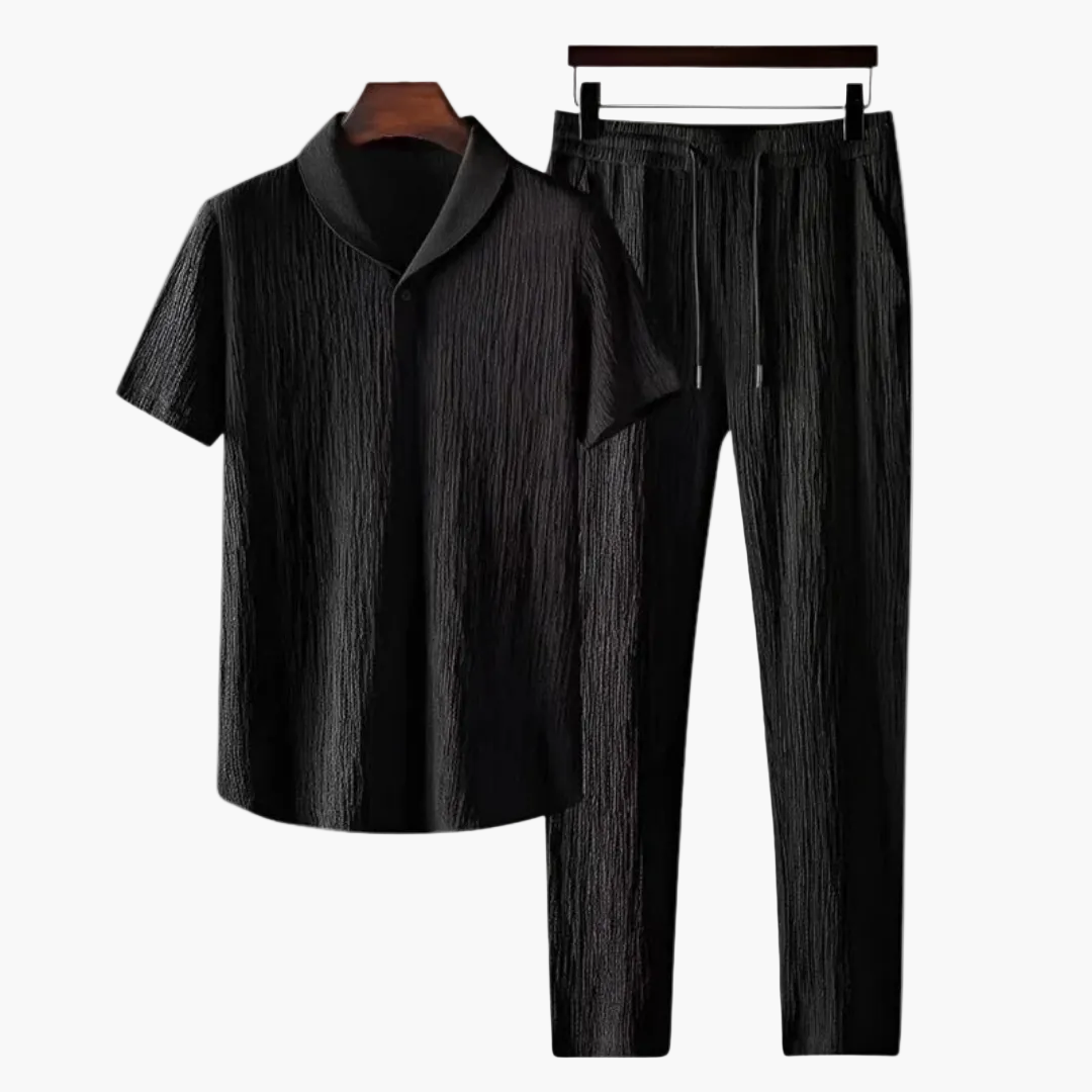 Xanthe | Cotton Co-ord Set | Women's Summer Two-Piece | Shirt & Pants