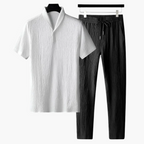 Nova Men 2 Piece Cotton Shirt Pants Set