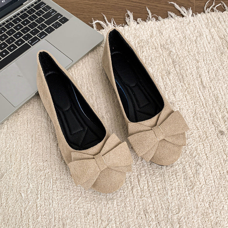 Womens Orthopedic Flats Wide Fit Ballet Style Cushioned Insole