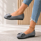 Womens Orthopedic Flats Wide Fit Ballet Style Cushioned Insole