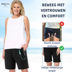 Womens Shorts Stretch Non Chafing Breathable Quick Dry Fabric
