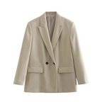 Women Oversized Blazer Double Breasted Long Line | Anouk