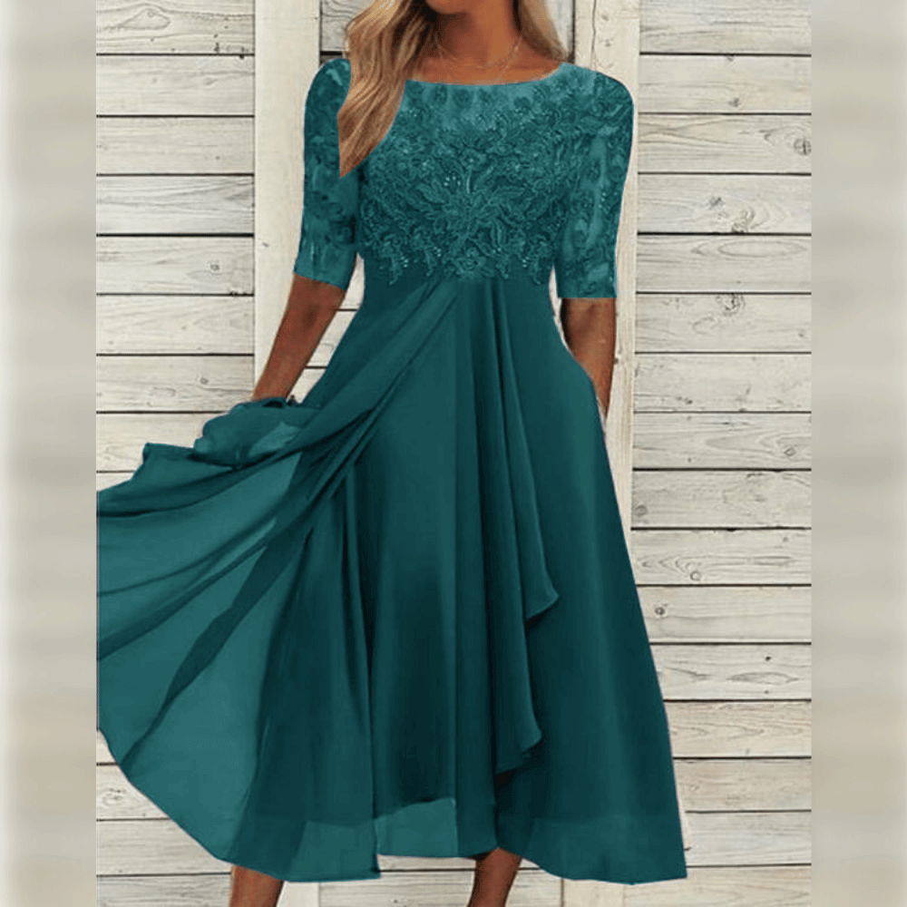Summer Dress Women Maxi Length Soft Flowing Fabric All Day Comfort