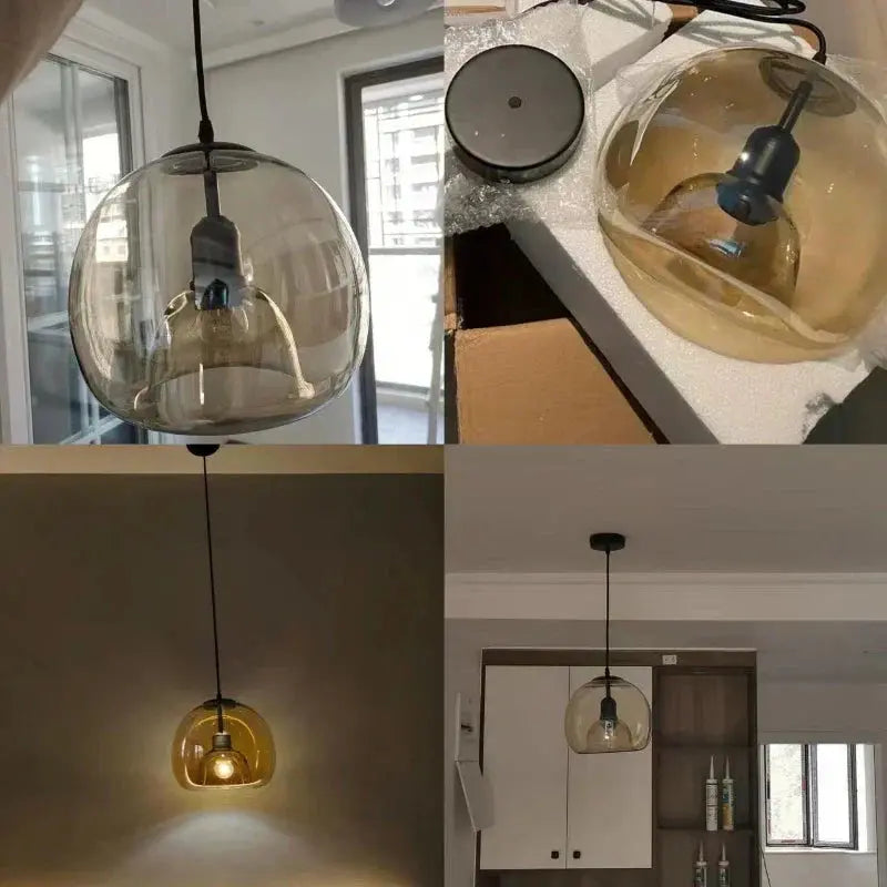 Pendant Light Glass Scandinavian Minimalist