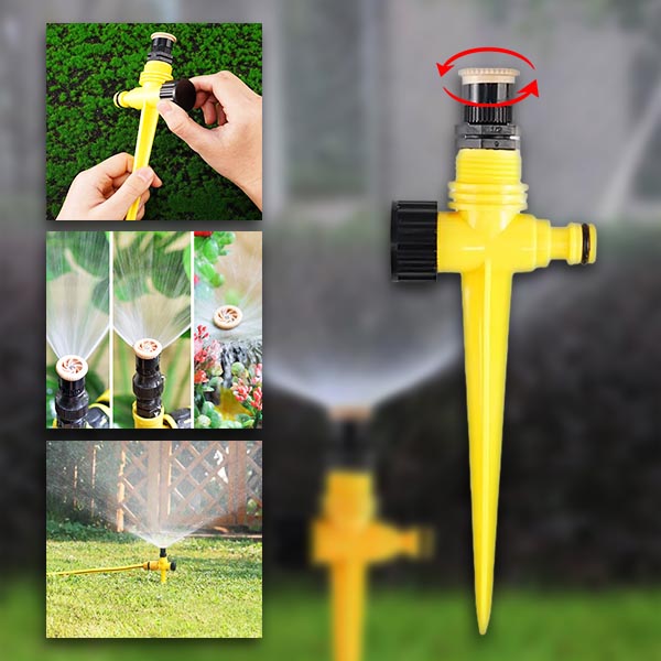 Kira | 360° Garden Sprinkler | Adjustable Spray, Full Coverage | Weather-Resistant